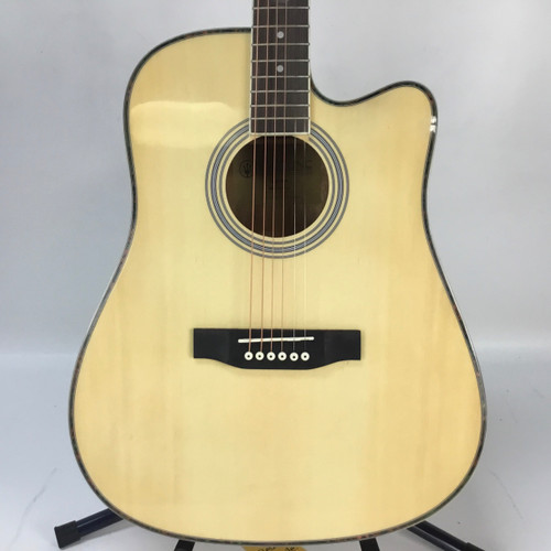 Vist Large View of Product Image Which is Used NEPTUNE DN300SPGL Laminate Top Acoustic Guitar Natural