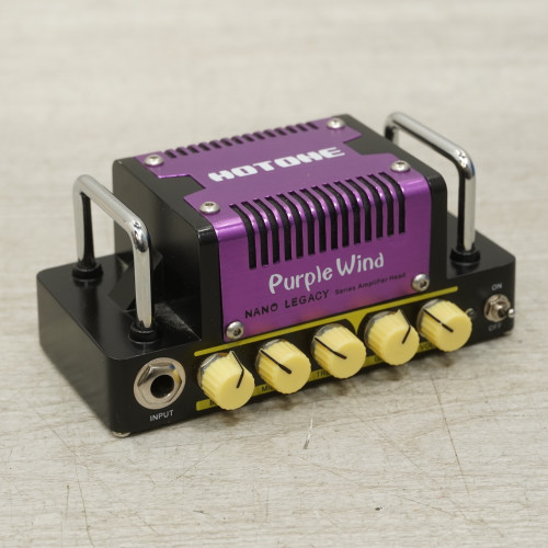 Vist Large View of Product Image Which is Used Hotone Nano Legacy Purple Wind Solid State Guitar Head