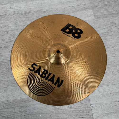 Vist Large View of Product Image Which is Used Sabian B8 Series Thin Crash Cymbal - 16-inch