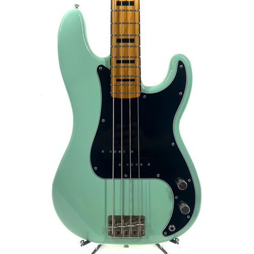 Vist Large View of Product Image Which is Used Squier FSR Classic Vibe ‘70s Precision Bass Guitar Green 4-String