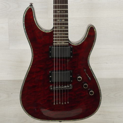 Vist Large View of Product Image Which is Used Schecter C-1 Hellraiser Electric Guitar Red
