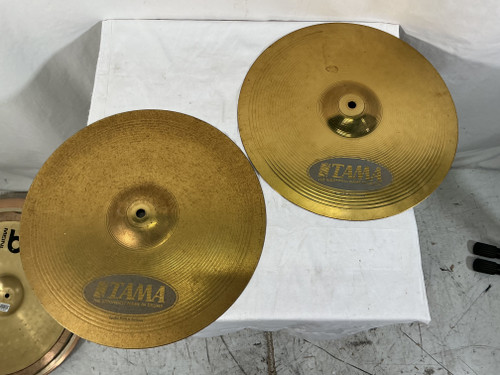 Vist Large View of Product Image Which is Used Tama 14 IN HI HAT PAIR Hi Hat Cymbals 14"