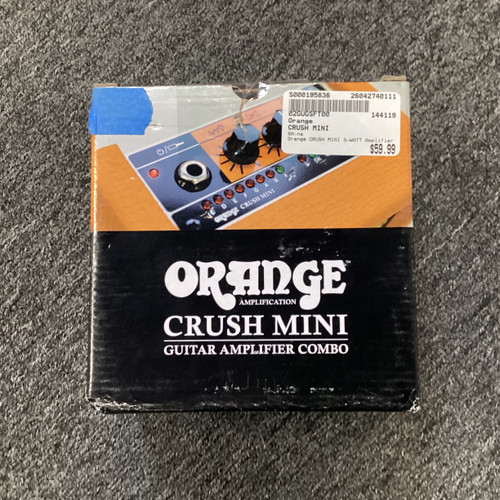 Vist Large View of Product Image Which is Used Orange CRUSH MINI Guitar Speaker Cabinet Other