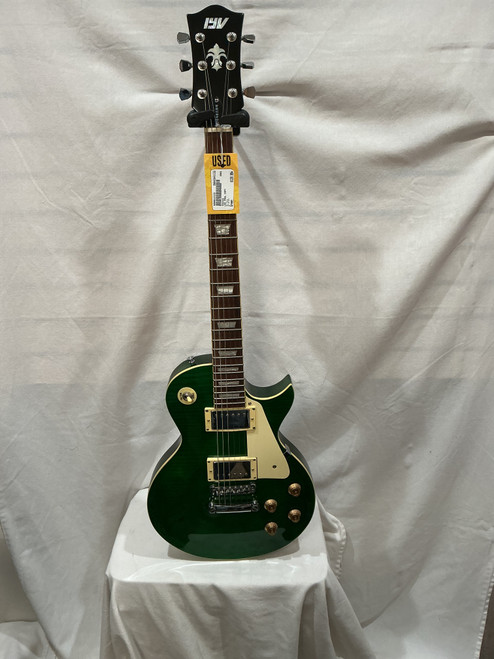Vist Large View of Product Image Which is Used Ibanez LES PAUL COPY LP Type Electric Guitar Green 6-String