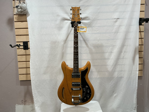 Vist Large View of Product Image Which is Used Kustom K200 ZEBRA WOOD Vintage LP Type Electric Guitar Natural 6-String