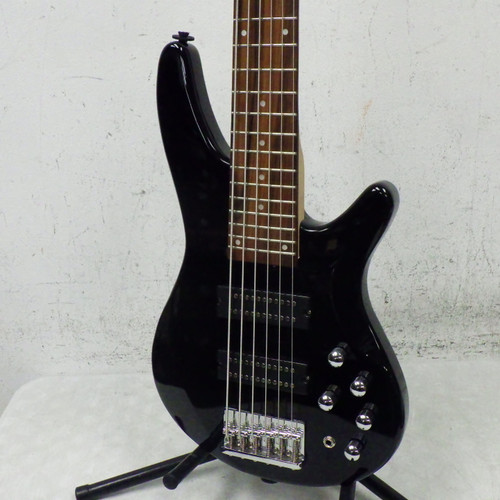 Vist Large View of Product Image Which is Used Glarry GIB 6-STRING BASS Bass Guitar Black 6-String