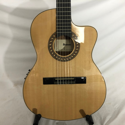 Vist Large View of Product Image Which is Used Ibanez GA34STCE-NT Laminate Top Acoustic Guitar Natural