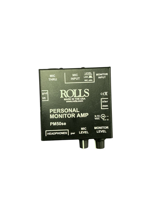 Vist Large View of Product Image Which is Used Rolls PM50SE PERSONAL MONITOR AMP Guitar Effects Pedal