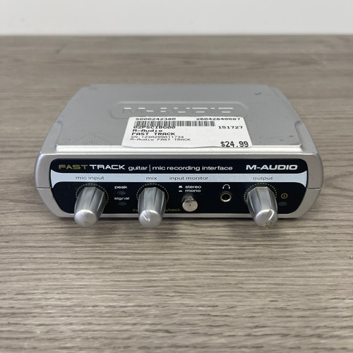 Vist Large View of Product Image Which is Used M-Audio FAST TRACK Computer Interface 2 A/D Recording Inputs