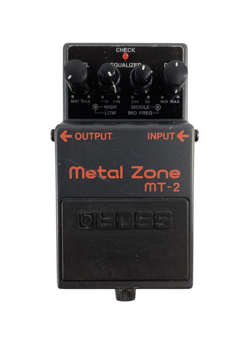 Vist Large View of Product Image Which is Used Boss MT-2 Metal Zone Distortion Pedal