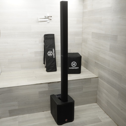Vist Large View of Product Image Which is Used Harbinger MLX1000 Powered Full Range Speaker Cabinet - Local Pickup Only