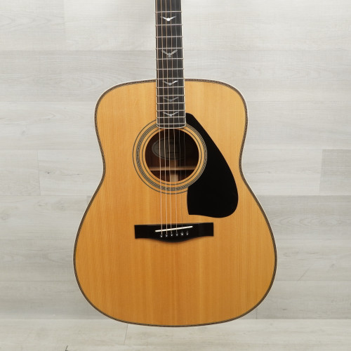 Vist Large View of Product Image Which is Used Yamaha FG-480S Solid Top Acoustic Guitar Natural