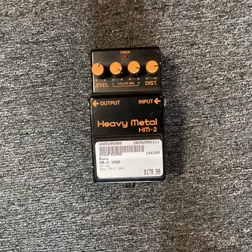 Vist Large View of Product Image Which is Used Boss HM-2 1986 Distortion Pedal
