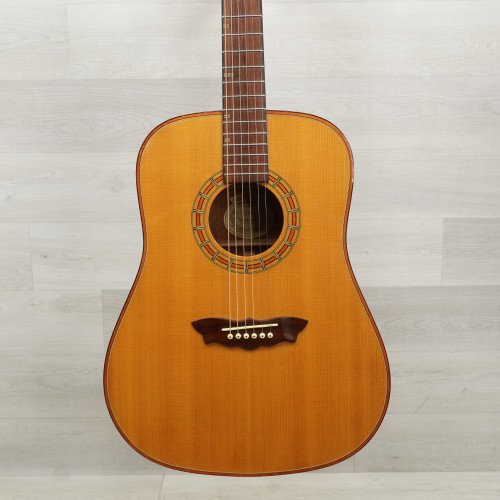 Vist Large View of Product Image Which is Used Washburn D42S Solid Top Acoustic Guitar Natural