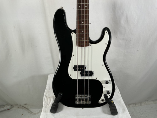 Vist Large View of Product Image Which is Used Squier AFFINITY P BASS P Type Bass Guitar Black 4-String