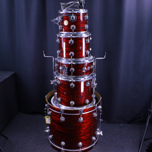 Vist Large View of Product Image Which is Used DW 5PC COLLECTORS SERIES DRUM KIT Drum Shell Kit Red