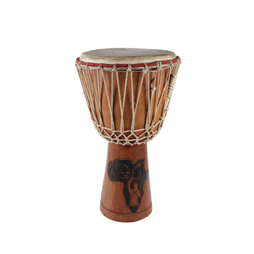 Vist Large View of Product Image Which is Used 12IN AFRICAN DJEMBE Djembe