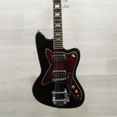 Vist Large View of Product Image Which is Used Silvertone 1478 Electric Guitar Black