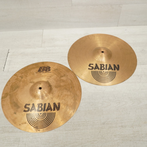 Vist Large View of Product Image Which is Used Sabian B8 Hi Hat Cymbals 14 - Inch