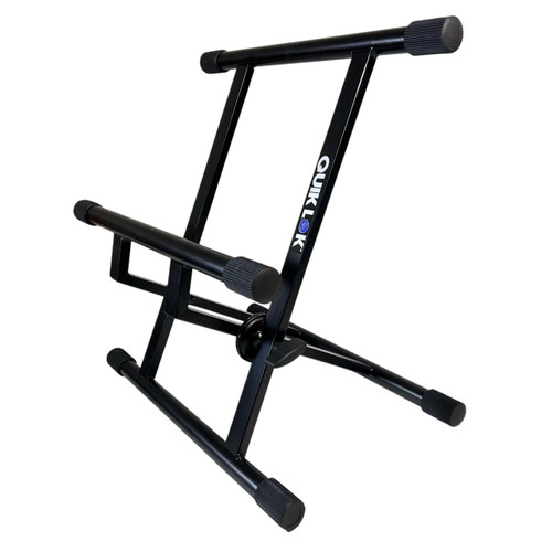 Vist Large View of Product Image Which is Used Quik Lok Amplifier Stand Adjustable Tilt-Back Amp Stand