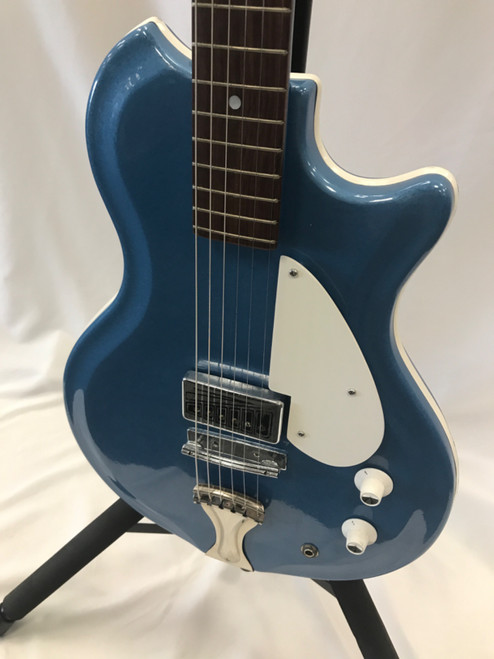 Vist Large View of Product Image Which is Used Supro SAHARA RESO-GLASS Vintage Electric Guitar Blue 6-String