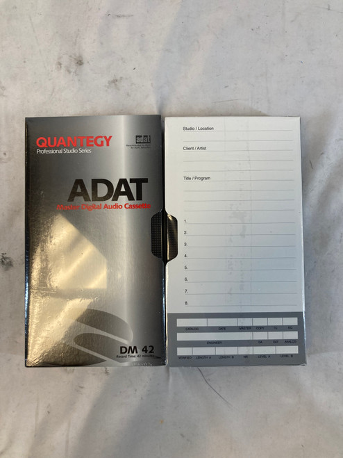 Vist Large View of Product Image Which is Used Quantegy ADAT DM42 Pair