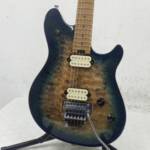 Vist Large View of Product Image Which is Used EVH Wolfgang Special Qm Electric Guitar Blue 6-String