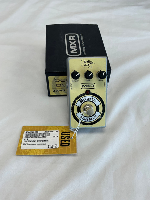 Vist Large View of Product Image Which is Used MXR BERSERKER OVERDRIVE Overdrive Pedal