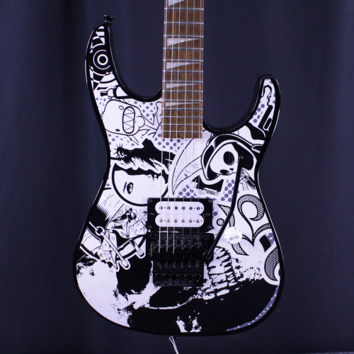 Vist Large View of Product Image Which is Used Jackson X SERIES DINKY DK1 H Super S Electric Guitar Custom Graphics 6-String