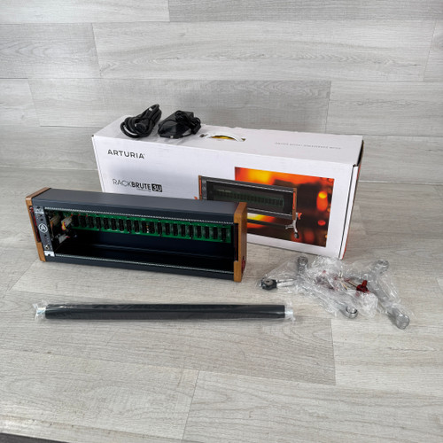 Vist Large View of Product Image Which is Used Arturia RackBrute 3U Eurorack Case with Power Supply
