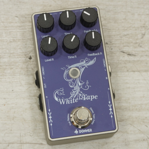 Vist Large View of Product Image Which is Used Donner White Tape Delay Pedal