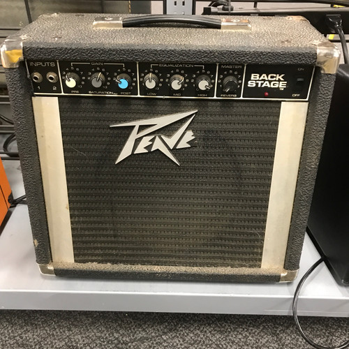 Vist Large View of Product Image Which is Used Peavey BACKSTAGE 1 x 5 Solid State Amplifier 1 x 5