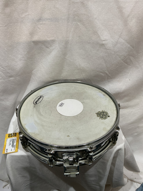 Vist Large View of Product Image Which is Used Pulse PICCOLO SNARE Vintage Metal Snare Drum 14"