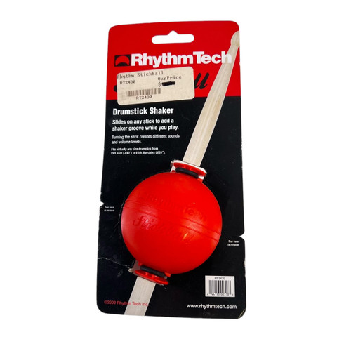 Vist Large View of Product Image Which is Used Rhythm Tech Stickball Stick Shaker Drumstick Mounted Percussion Shaker