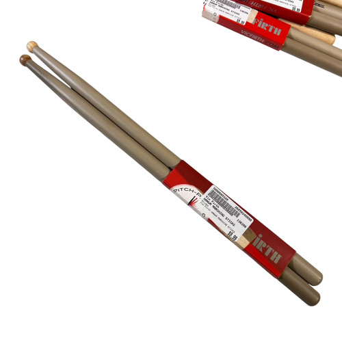 Vist Large View of Product Image Which is Vic Firth Thom Hannum Corpsmaster Marching Drum Stick Pair