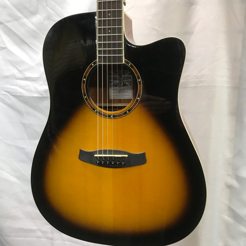 Vist Large View of Product Image Which is Used Tanglewood TWK DCE VS Laminate Top Acoustic Guitar Sunburst