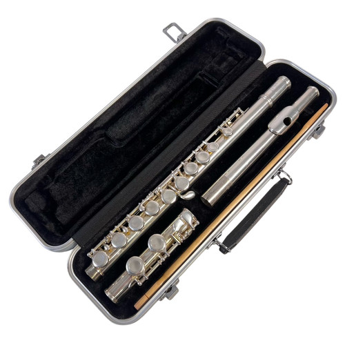 Vist Large View of Product Image Which is Used Jupiter JFL-507 Student Flute Silver-Plated Closed Hole w/ Case
