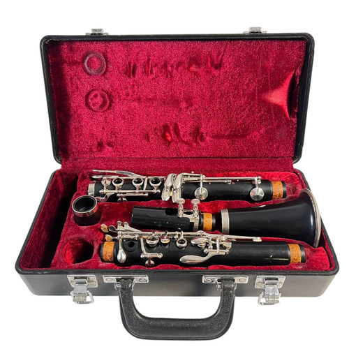 Vist Large View of Product Image Which is Used Jupiter JCL-635 Student Bb Clarinet w/ Case Nickel-Plated Keys