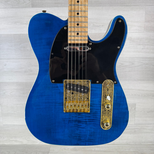 Vist Large View of Product Image Which is Used Cozart Single Cutaway 6-string Electric Guitar - Blue