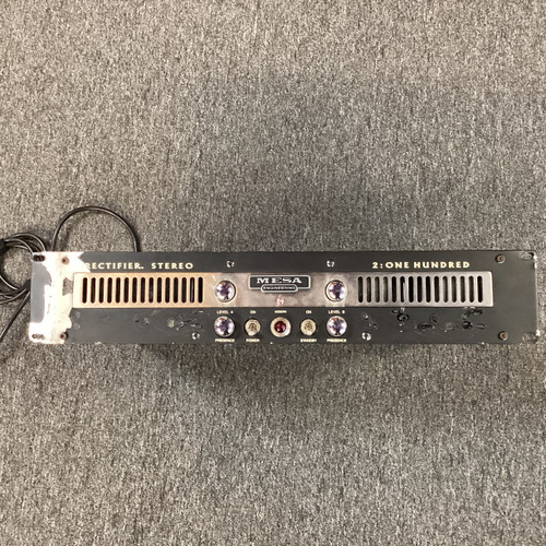 Vist Large View of Product Image Which is Used Mesa 2-ONE HUNDRED RECTIFIER STEREO Rackmount Tube Amplifier Head