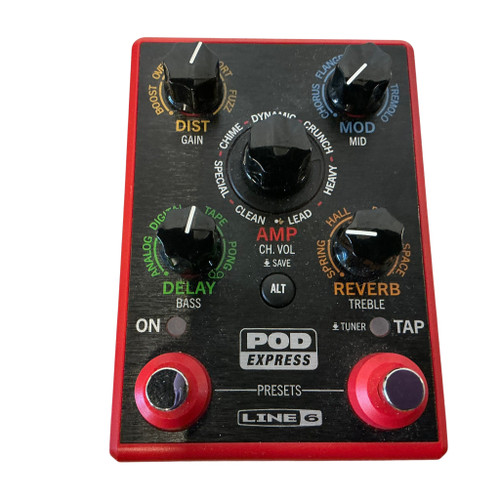 Vist Large View of Product Image Which is Used Line 6 POD EXPRESS Floorboard Amp Modeling + FX