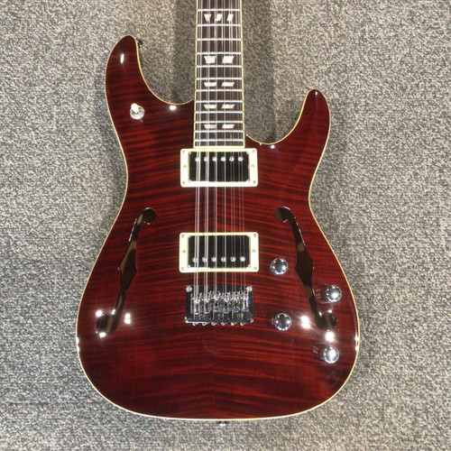 Vist Large View of Product Image Which is Used SCHECTER C/SH-12 Semi-Hollow 12-String Electric Guitar