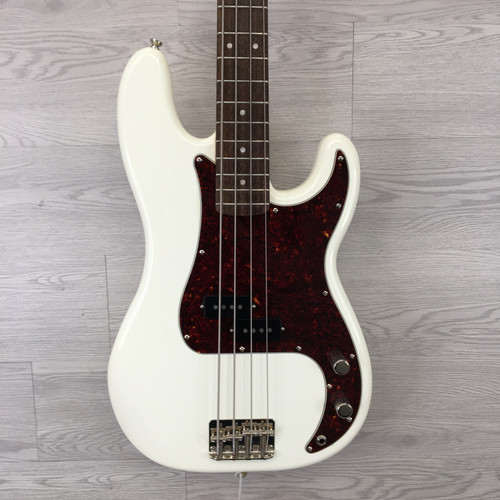 Vist Large View of Product Image Which is Used Squier CLASSIC VIBE 60S P BASS P Type Bass Guitar White 4-String