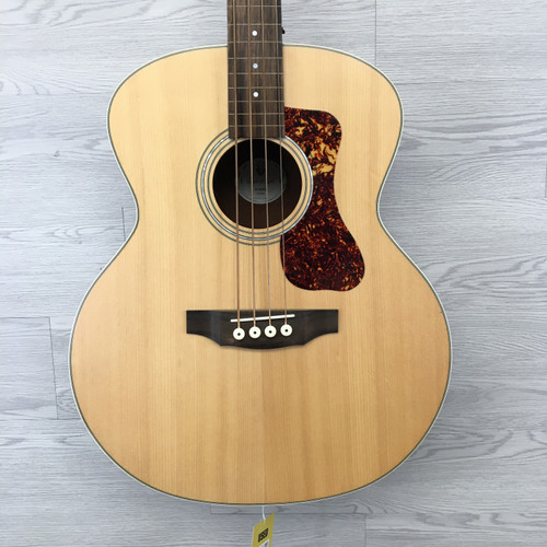 Vist Large View of Product Image Which is Used Guild B-240EF FRETLESS Acoustic Bass Guitar Wood 4-String