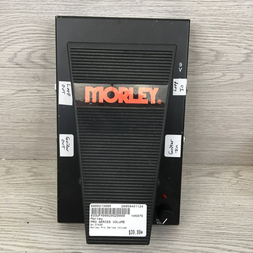 Vist Large View of Product Image Which is Used Morley PRO SERIES VOLUME Volume Pedal