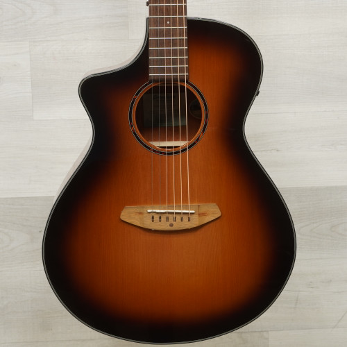 Vist Large View of Product Image Which is Used Breedlove Discovery S Concert Left Handed Solid Top Acoustic Guitar Tobacco