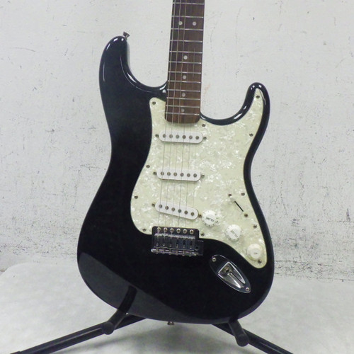 Vist Large View of Product Image Which is Used Squier starcaster Stratocaster S Type Electric Guitar Black 6-String