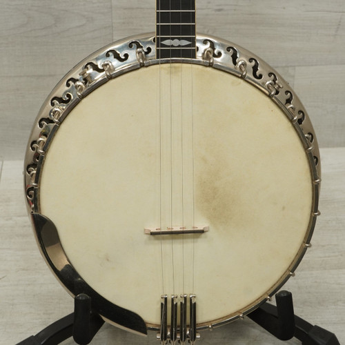 Vist Large View of Product Image Which is Used Bacon And Day Silver Bell No.1 Vintage Banjo