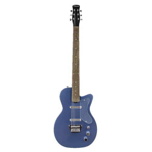 Vist Large View of Product Image Which is New Silvertone 1373 Baritone Electric Guitar Pelham Blue