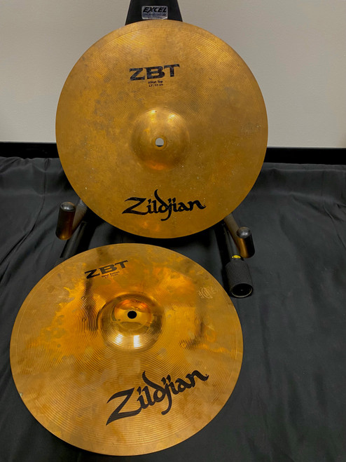 Vist Large View of Product Image Which is Used Zildjian ZBT 13IN HIHAT PAIR Hi Hat Cymbals 13"